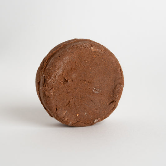 Eco Reveal gentle solid facial cleanser 85g with ghassoul clay and argan oil, organic and handmade, purifying and suitable for all skin types, plastic-free, zero waste