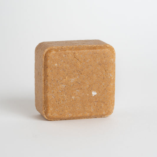 Eco Reveal solid shampoo 70g with maca and orange, organic and handmade, suitable for all hair types, nourishing, plastic-free, zero waste