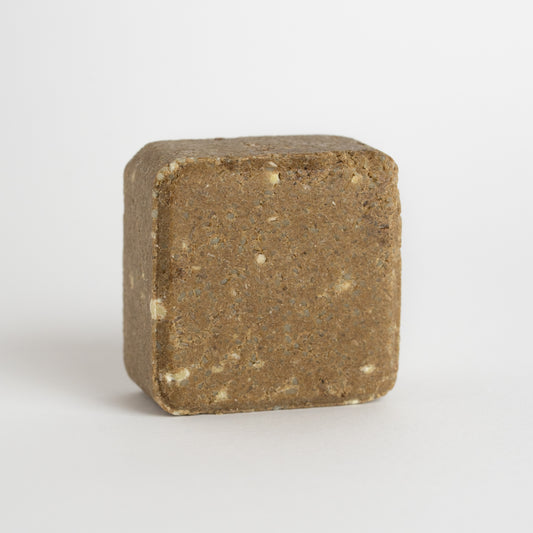 Eco Reveal solid shampoo 70g with marshmallow root and rosemary, organic and handmade, ideal for oily hair, purifying and balancing, plastic-free, zero waste